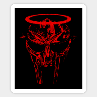 MF Doom Mask Angel Red Magnet